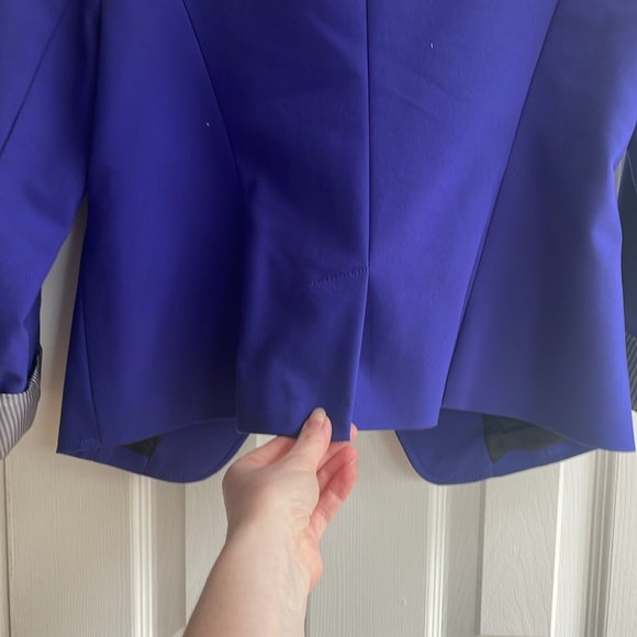 LOFT Cobalt 3/4 Sleeve Blazer - 2P - Picture 4 of 6